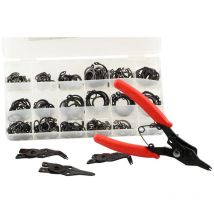 Seegeringzange Set mit Innen- Außen- Sprengringe Wellensicherungsringe Sortiment