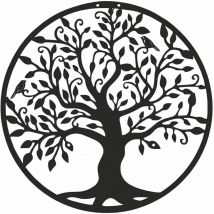 Art Mural en métal Art de l'arbre de Vie Signe de Famille Arbre en métal Décoration Murale Décoration d'intérieur Décoratif Suspendu Au Mur