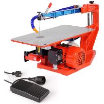 Hegner - Sega da traforo Multicut 2-S (sega per taglio fine), passaggio longitudinale: 365 mm, motore di qualità - 400 - 1400 giri/min - 266000