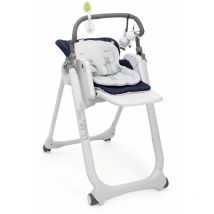 Seggiolone Pappa Polly Magic Relax con Funzione Sdraietta per Neonati e Barra Giochi inclusa - Blue Passion - Chicco