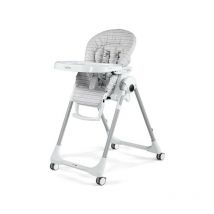 Seggiolone Prima Pappa Follow Me - Linear Grey - Peg Perego
