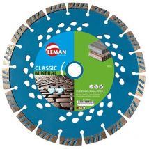Leman - Segmentierte Diamanttrennscheibe - d. 115 x Al. 22.23 x Ht. 10 x Ep. 2.4 mm - Backstein, Quaderstein, Granit, Dachziegel 771154