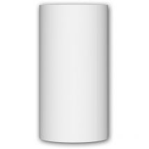 Segmento di colonna completa Profhome 412002 modanatura per facciata colonna elemento di facciata stile toscano bianco