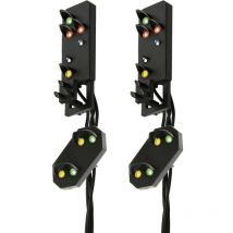 Modelltechnik 4751 H0 Segnale luminoso con pre segnalazione Testa segnalazione di partenza Modello pronto, gi - Viessmann