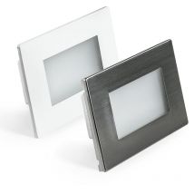 Segnapasso Led ad incasso, Dimmerabile, 3W, Tricolor Lampo SPLED503MC