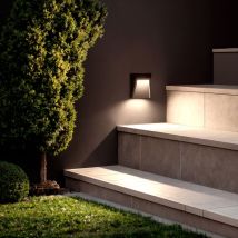 Segnapasso Per Esterni Led 1.5w Superficie Parete Clover Bianco Caldo 3000k