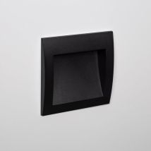 Segnapasso led per Esterno 4W da Incasso Parete Quadrato Nero Natt Bianco Naturale 4000K