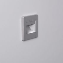 Segnapasso led 1.5W a Incasso Parete Grigio Randy Bianco Caldo 3000K