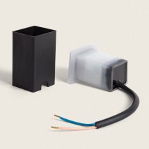 Segnapasso per Esterni led 2W Incasso a Parete Quadrato Rembel Nero