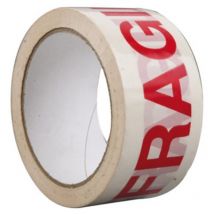 Sehr zerbrechliche weiße Klebebandrolle 132 m x 48 mm