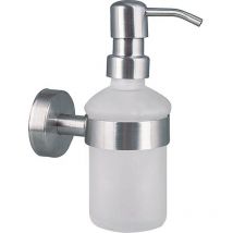 Seifenspender Axial – Wandhalterung – Edelstahl matt – 200 ml – 70 x 80 x 110 mm – rund – gebürstet