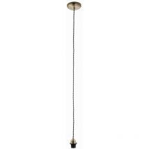 Endon - Cable Set - Deckenpendelleuchte Antik Messing, E27