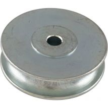 Seilrolle ø 60 mm breites Modell mit Gleitlager (Flaschenzug) für Seil ø 10 mm