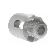 Seilspanner/Kreuzklemme für Drahtseile 3mm,Edelstahl geschliffen AISI316 - Economy