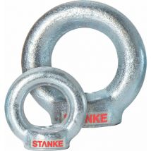 10x Écrou è èil femelle galvanisé M12 anneau de levage 12 mm - Seilwerk Stanke
