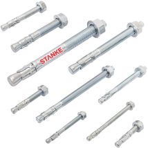 Seilwerk Stanke - Goujon d'ancrage galvanisé M12 x 100mm, vis ? béton, 25 pcs