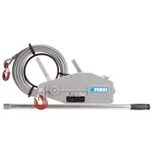Seilwinde Seilzug Handwilde Handseilwinde 1600 Kg Drahtseil 20 M Fervi 0791/16