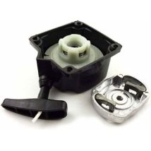 Seilzugstarter Für Halbautomatischen Benzinmotor – Antriebsglocke Für Freischneider Und Erdbohrer – Material: Kunststoff – Größe: 130 Mm X 85 Mm