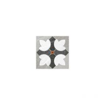 Seine garigliano r gris - Carrelage aspect ciment motif fleurs