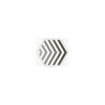 Carrelage sol / mur hexagonal effet pierre à motif seine hexagono lacroix GRIS(vendu par boite de 0.50m2)