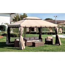Ersatz-set 4 seitentücher für adventure gazebo magnum 360X480