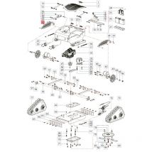 Seitenschutz rechts original Bluebird Heckenschere rechts fm 23-53 3020400000040