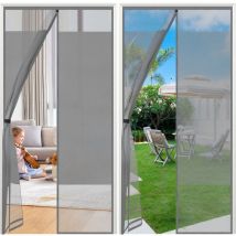 Moustiquaire Magnétique Pour Porte – Rideau Anti-insectes, Installation Sans Perçage, Compatible Bois, Fer, Aluminium, Idéal Pour Portes De Balcon 