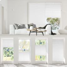 Plissee Verdunkelung ohne Bohren Lichtschutz verspannt Klemmfix Faltenstore 100% Verdunkelung Blickdicht Sonnenschutz, 80 x 150 cm - Sekey
