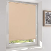 Sekey - Verdunklungsrollo ohne Bohren Klemmfix Doppelseitig gleichfarbig Freihängendes Seitenzugrollo effektiver Sonnenschutz und Sichtschutz Rollo