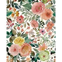 Selbstklebende Blumentapete: Wasserfeste, Strukturierte Boho-tapete – Moderne Wandverkleidung Für Die Küche, 45 Cm X 5 M
