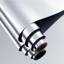 Selbstklebende Spiegelaufkleber, Flexible Spiegelfolien, Wandaufkleber, Glasfreier Spiegel, Reflektierender Aufkleber, Bastelspiegel, Wanddekoration, 