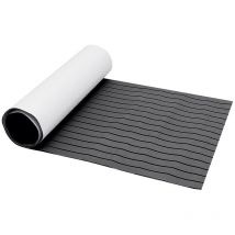 Kingso - Selbstklebende Teppichrolle für Yacht eva Foam Decking Boot dunkelgrau 900 x 2400 x 6 mm Hasaki
