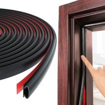Selbstklebende Türdichtung, Dichtungsband Für Tür- Und Fensterrahmen, Türdichtung, Dichtungsgummi, Geeignet Für Glas-, Kunststoff-, Aluminium- Und 