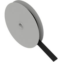 Hebotec - 11-KE10005FRT Klettband zum Bündeln Haft- und Flauschteil (l x b) 5000 mm x 10 mm Schwarz 5