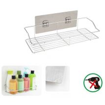 Selbstklebendes Wandregal, Organizer, Aufbewahrung, Badezimmer, Küche, 03486