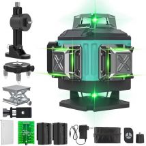 Selbstnivellierender 16-linien Laser Grün 4x360° Mit Zubehör-set