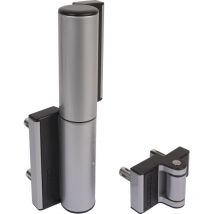 Selbstschließendes Türband Tiger, Aluminium silber eloxiert