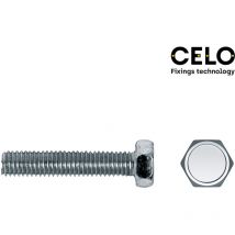 Schachtel 50 Stk. metrische Sechskantschraube din/ref 933 8x60 verzinkt cello