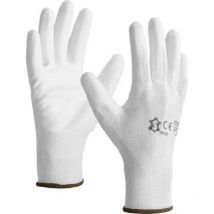 Select Polyester Handschuhe Weiß Größe 10 Schutz Manövrieren