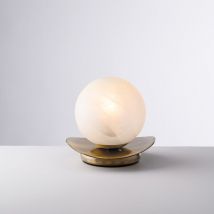Bonetti Illumina - Lumetto in ferro bronzato spazzolato 1 luce H.16 - Ø16