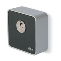 Selettore a Chiave da Esterno Chiave 10 Antieffrazione con Scocca Metallica Nice EKS10010