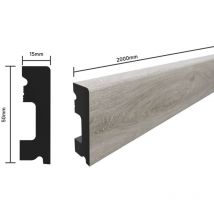 Style Sockelleiste FBL50 Eiche Natur 2000 x 50 x 15 mm wasserfest - Selit