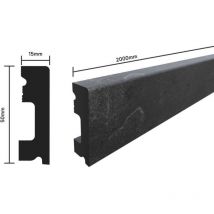 Style Sockelleiste FBL50 Fliese Loft 2000 x 50 x 15 mm wasserfest - Selit