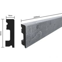 Style Sockelleiste FBL50 Fliese Studio 2000 x 50 x 15 mm wasserfest - Selit