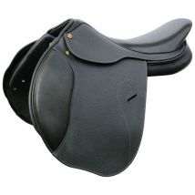 Sella da salto Henri De Rivel modello Advantage Premium in cuoio: 17', nero