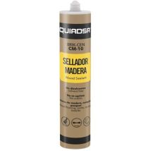 Quiadsa - Sellador madera barnizable, brik-cen CM-10, gris oscuro, 300ml 52502508