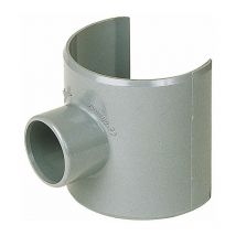 Selle de raccordement pvc gris - Femelle diamètre 100 - 40 mm Girpi