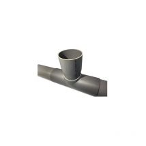 Sella ramificata in pvc 250x100 mm a 90 gradi, lunga 30 cm.