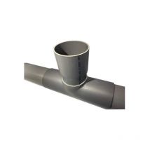 Espinosa - Selle de branchement pvc 250x125 mm à 90 degré, long de 30cm