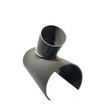 Sella per rami in pvc 50x50 mm a 45 gradi, lunga 15 cm.